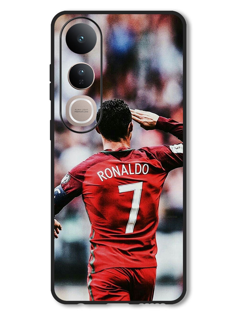 Theodor Case Compatible with Vivo V50 Lite Protection Shockproof Bumper Cover Ronaldo Salute To Crowd - Image 1