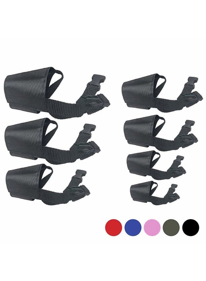 JYHY Nylon Dog Muzzle - Adjustable Quick Fit pet muzzle Prevent from Biting Barking and Chewing for Small Medium Large Dogs,Black - Image 1