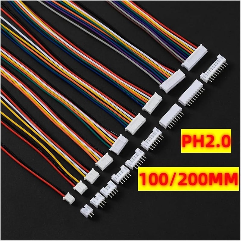 XH2 54 Connector Set 5 Pairs Male Female Plug Socket 2 3 4 5 6 7 8 9 10 Pin Zh1 5mm Length 100MM 10P - Image 5