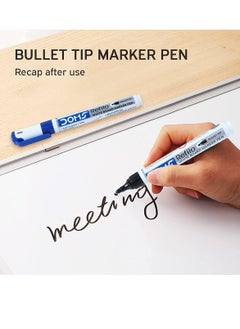DOMS Magnetic Whiteboard Eraser With Two Markers Multicolour  - Image 4