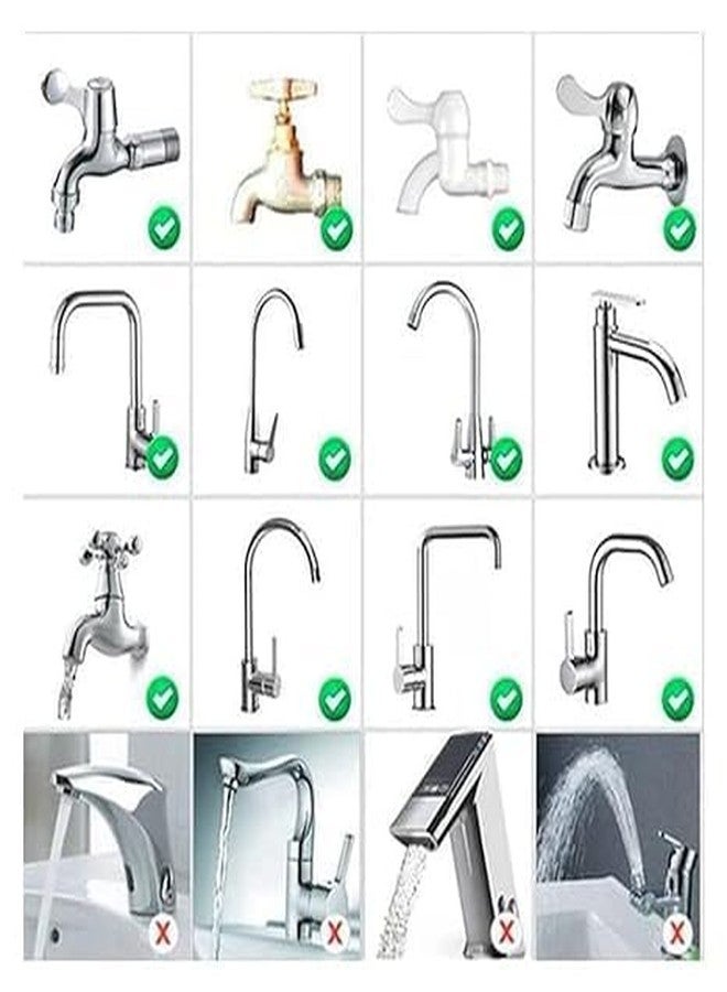 ATOOZED Activated Carbon Faucet Water Filters Universal Interface Home Kitchen Faucet Tap Water Tap Filter Multilayer Clean Purifier Filter Cartridge Five Layer Water Filter - Image 2