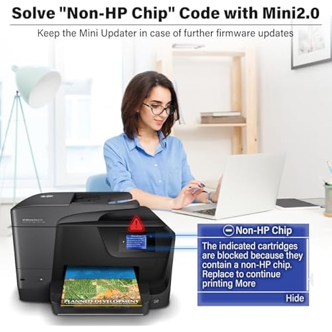 952XL 952 XL INK CARTRIDGES COMBO PACK WITH MINI2.0 COMPATIBLE FOR HP OFFICEJET PRO 8710 7740 8720 8702 7720 8715 8730 8740 8216 8725 8700 8200(BK C M Y) - Image 3