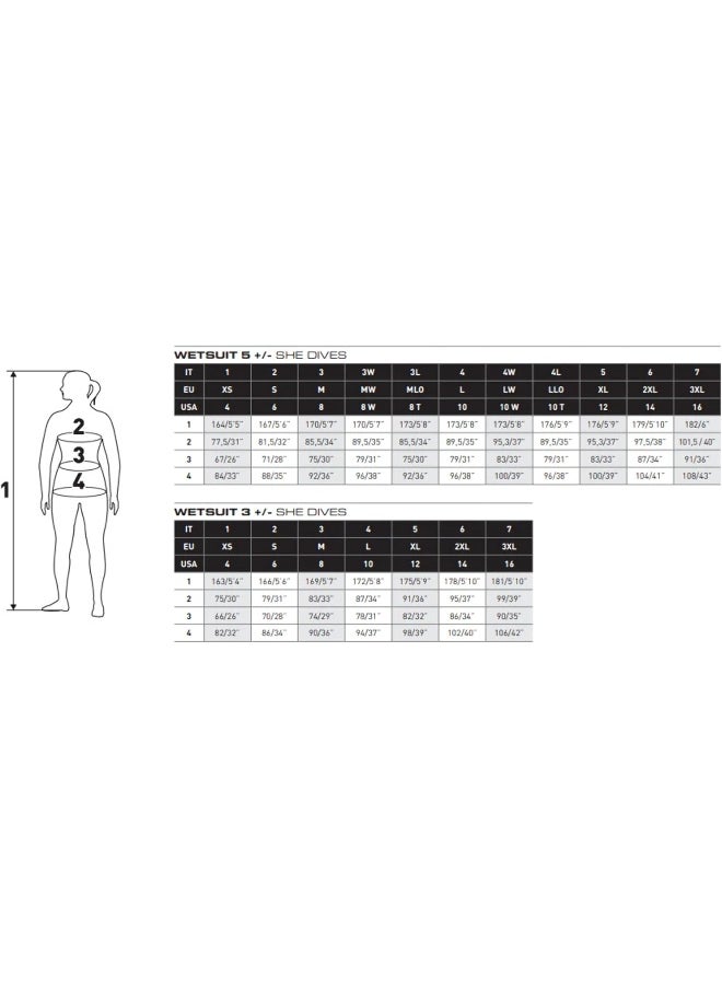 Mares She Dives 2.5Mm Switch Wetsuit, Size 3  - Image 2