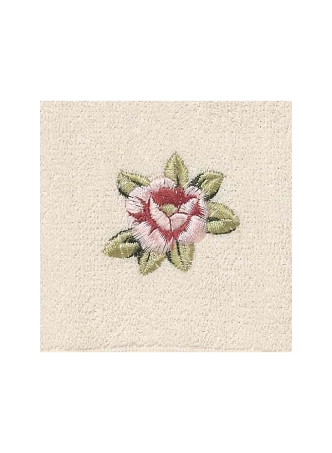 The Bros Rosefan 3 Pc Towel Set, Ivory - Image 5