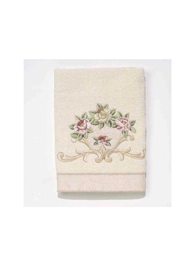 The Bros Rosefan 3 Pc Towel Set, Ivory - Image 3