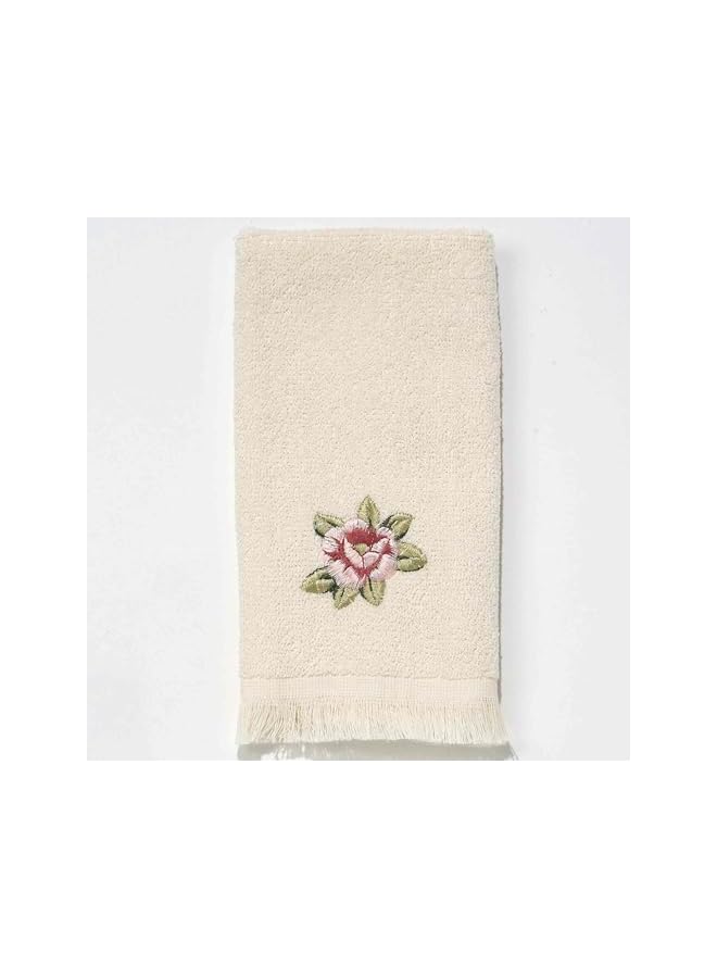 The Bros Rosefan 3 Pc Towel Set, Ivory - Image 2