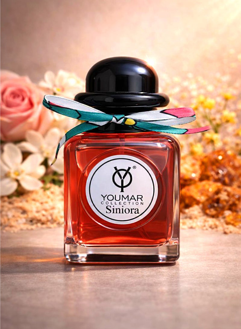 يومار عطر الورد للنساء من مجموعة يومار، سنيورة رقم 0111، 100 مل | عطر فاخر وأنيق للنساء، برائحة الورد والباتشولي والخشب الشرقي | عطر يدوم طويلاً للنساء - Image 2