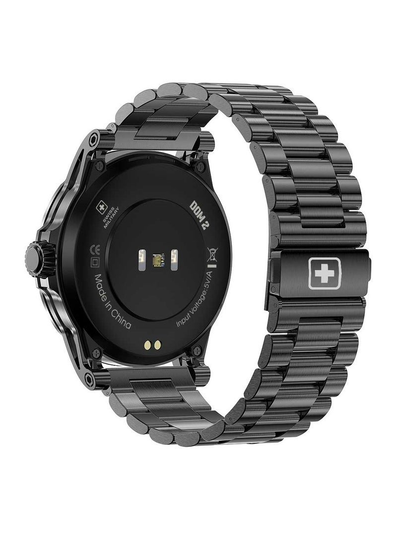 SWISS MILITARY - Dom 2 smart watch 1.39″ HD display - Image 1