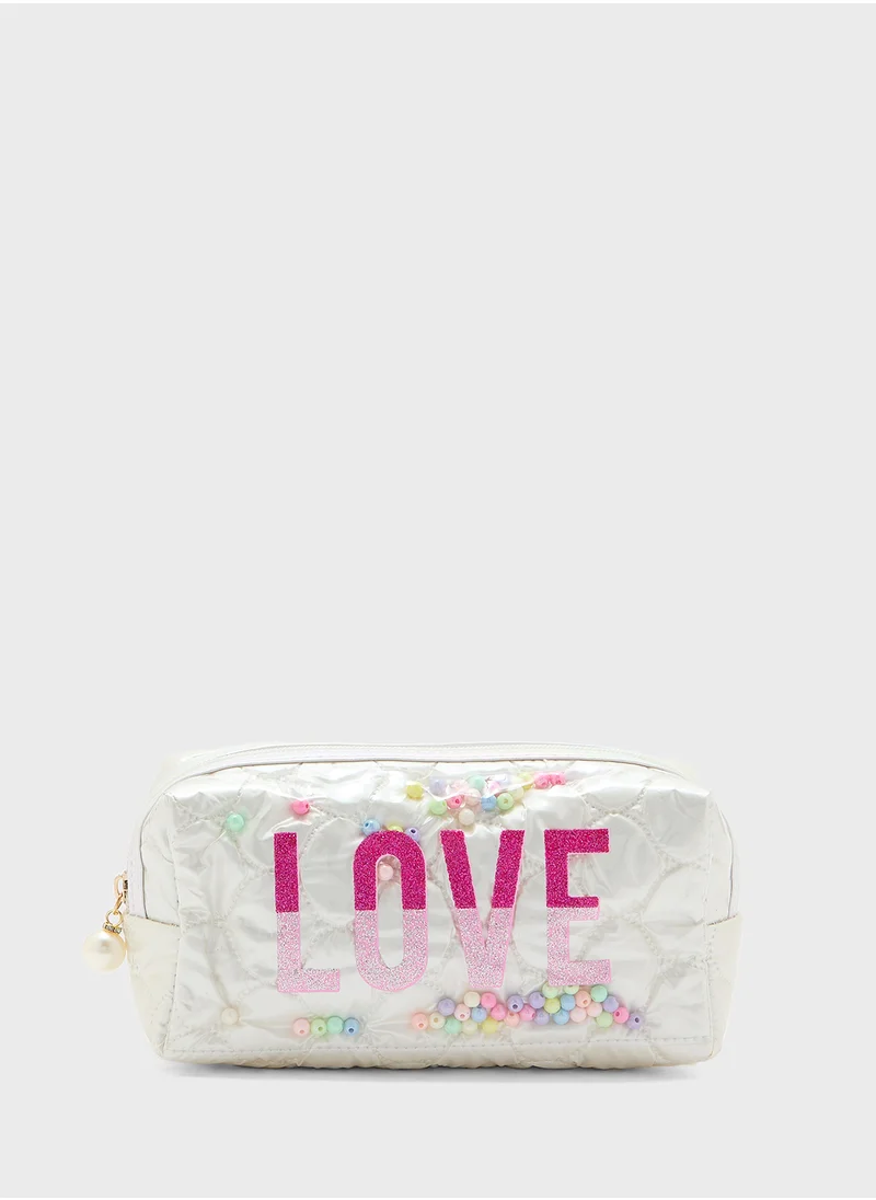 Ginger Quirky Love Cosmetic Bag