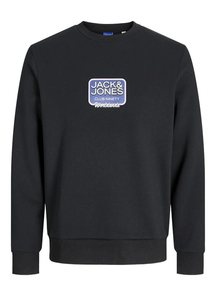 جاك اند جونز Graphic Crew Neck Sweatshirt