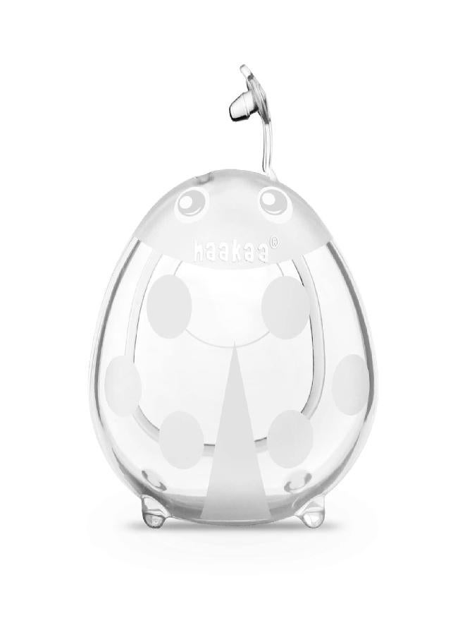 haakaa Ladybug Milk Collector Breast Shells Nursing Cup Silicone Breast Milk Collector Milk Savers for Breastfeeding Nipple Shells Protect Sore Nipples Extra-Soft and Reusable, 2.5oz/75ml, 1 PC - Image 1