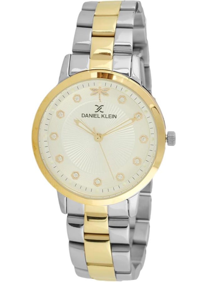 DANIEL KLEIN Stainless Steel Analog Wrist Watch DK.1.13285-2 with a Necklace, and a Bracelet - Image 4