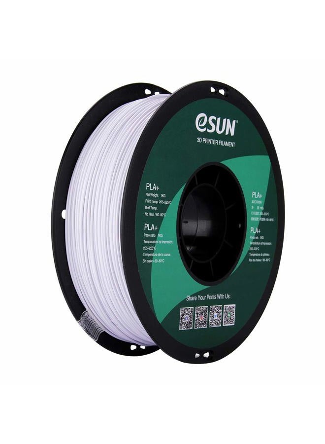 eSun 1.75mm White PLA+Filament 1KG Spool - Image 1