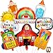 AxiyanX Back to School Balloons 8Pcs 18 Inch Big Foil Balloons Kit for First Day of School Kindergarten Graduation Welcome Party Decor Includes Bus Apple Crayon Pencil Balloon style2 - Image 3