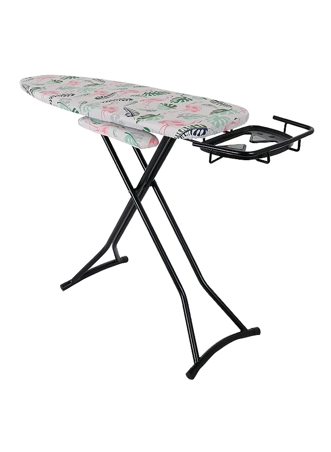 HoneyBee Sturdy Leg Design Large Foldable and Adjustable Ironing Board with Sleeve Rack Assorted Color 130 x 8 x 37 cm 1443HTC1-22/28