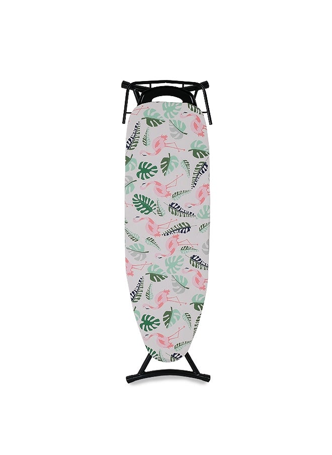 HONEYBEE - Sturdy Leg Design Large Foldable and Adjustable Ironing Board with Sleeve Rack Assorted Color 130 x 8 x 37 cm 1443HTC1-22/28 - Image 1