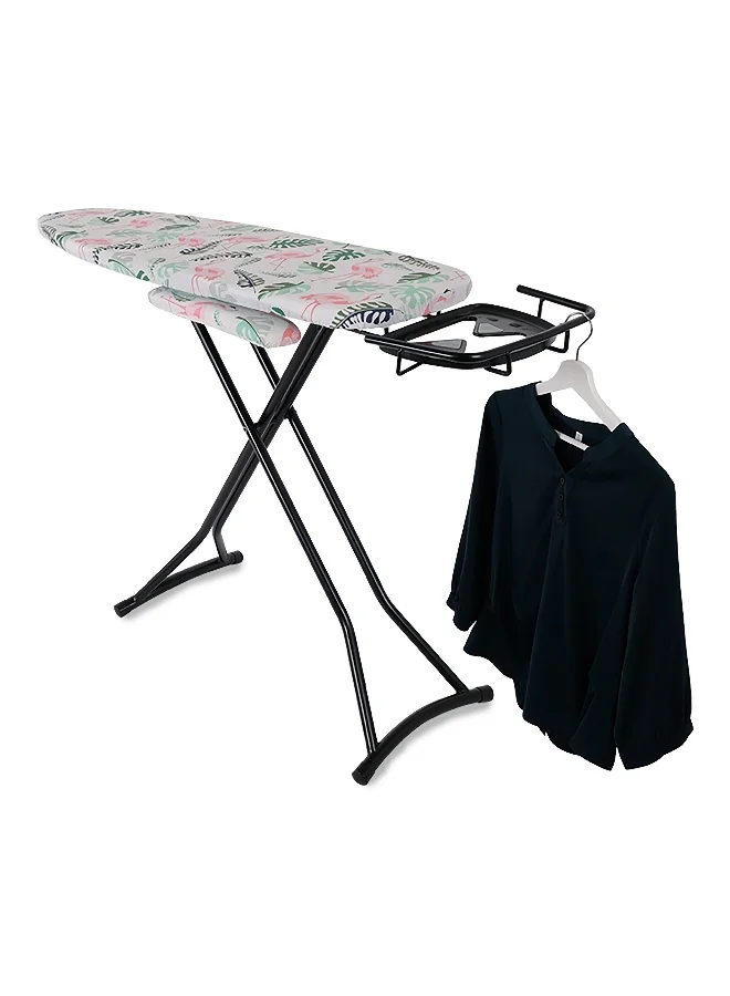 HoneyBee Sturdy Leg Design Large Foldable and Adjustable Ironing Board with Sleeve Rack Assorted Color 130 x 8 x 37 cm 1443HTC1-22/28