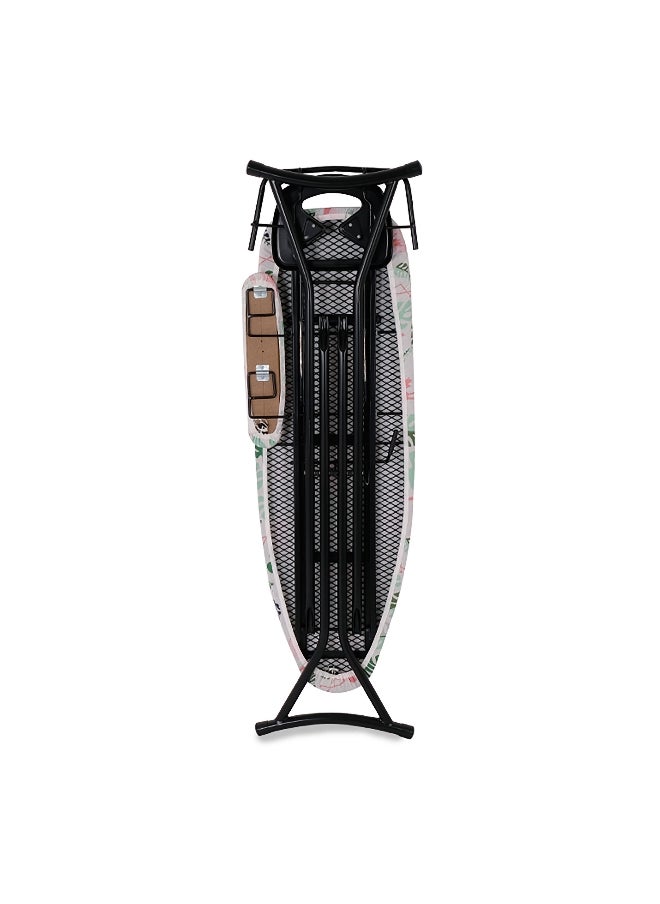 HONEYBEE - Sturdy Leg Design Large Foldable and Adjustable Ironing Board with Sleeve Rack Assorted Color 130 x 8 x 37 cm 1443HTC1-22/28 - Image 1