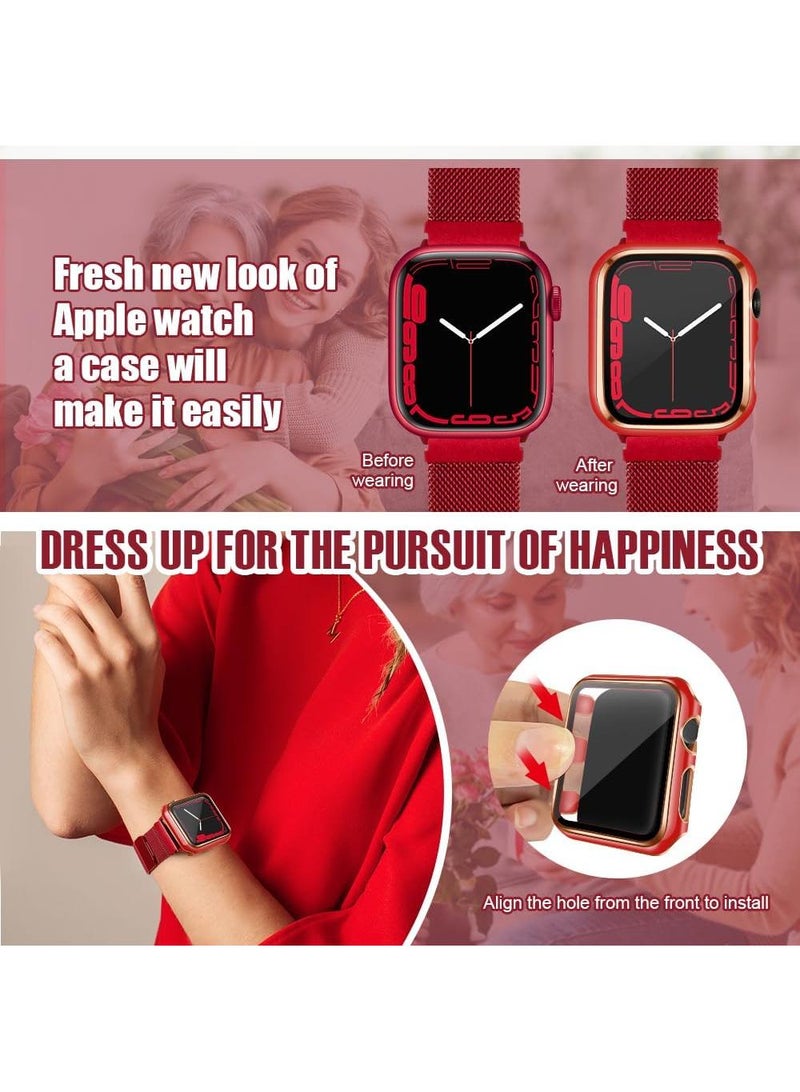 Y&D Suitable For AppleWatch4/5/6/SE 40mm universal Watch Tempered Film Integrated Protective Case - Image 5