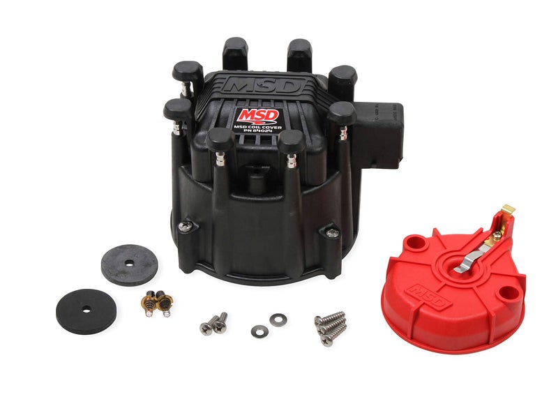 MSD 84025 Black Extreme Output HEI Cap/Rotor Kit - Image 1