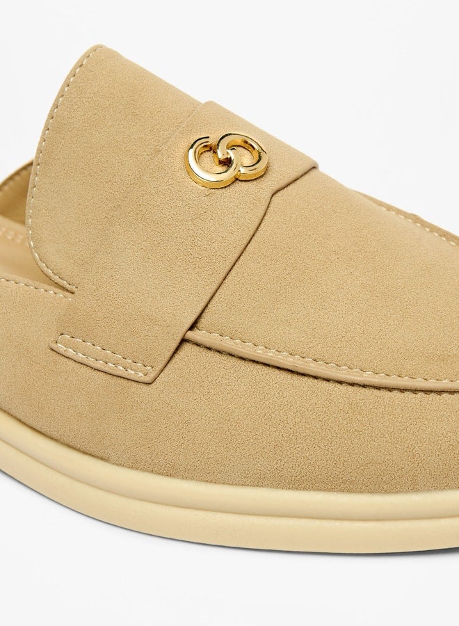 Celeste Women's Slip-On Mules with Metal Accent - Image 5