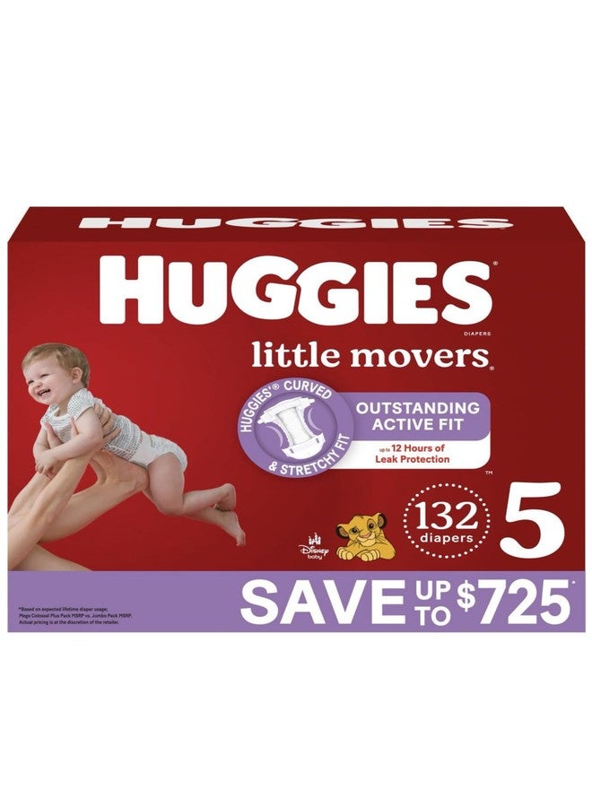 Huggies Little Movers Perfect Fitting Diapers Size 5