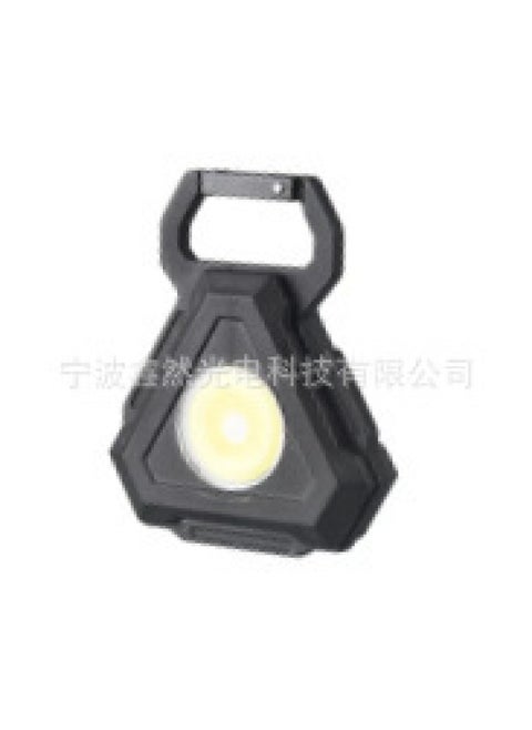 Multifunctional Rechargeable Portable Keychain Light COB Emergency Overhaul Highlight Bottle Opener Mini Camping Work Light-Color:W5128 Keychain Without Bracket