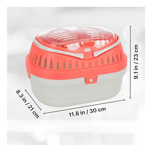 TRIXIE Pico Transport Crate, Small Pet Carrier, Portable Travel Carrier, for Small Pets, Hamsters, Guinea Pig, Lizards - Image 2