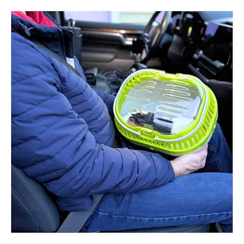 TRIXIE Pico Transport Crate, Small Pet Carrier, Portable Travel Carrier, for Small Pets, Hamsters, Guinea Pig, Lizards - Image 4