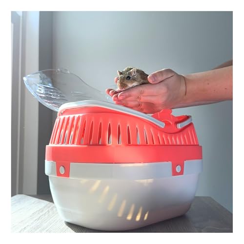 TRIXIE Pico Transport Crate, Small Pet Carrier, Portable Travel Carrier, for Small Pets, Hamsters, Guinea Pig, Lizards - Image 3