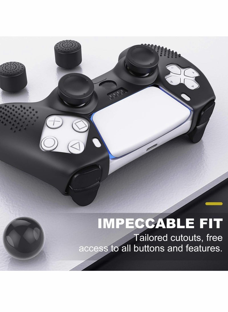 Case for PS5 Controller Skin, Anti-Slip Silicone Cover Skin with 8 Thumb Grip Caps - Image 3
