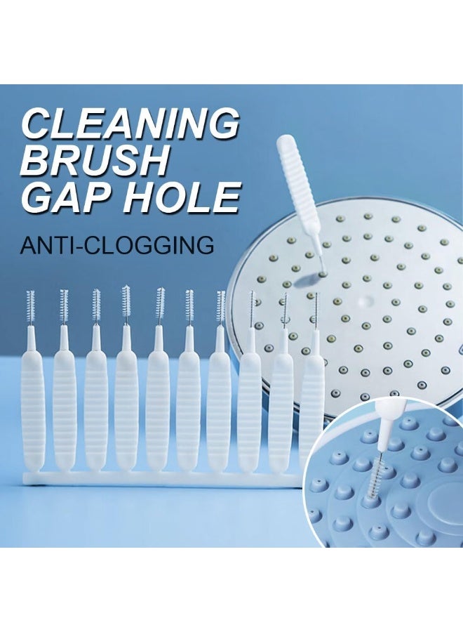 Relex 10Pcs Shower Head Cleaning Brush, Gap Hole Anti-clogging Cleaning Brush, Multifunctional Superfine Cleaning Brush Deep Clean Brush Set - Image 4
