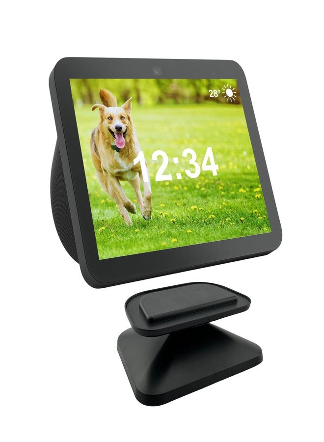Sintron Adjustable Magnetic Stand Mount for Shᴏw 8 3rd gen, Smart Display Stand Holder with 360 Degree Rotation, Swivel & Tilt Function, Anti-Slip Base - Black Compatible with iPhone 12 & newer models - Image 1