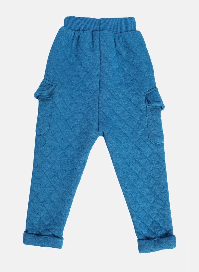 miniklub Baby Full Length Knitted Cotton Blue Color Bottom (0-3M) - Image 3