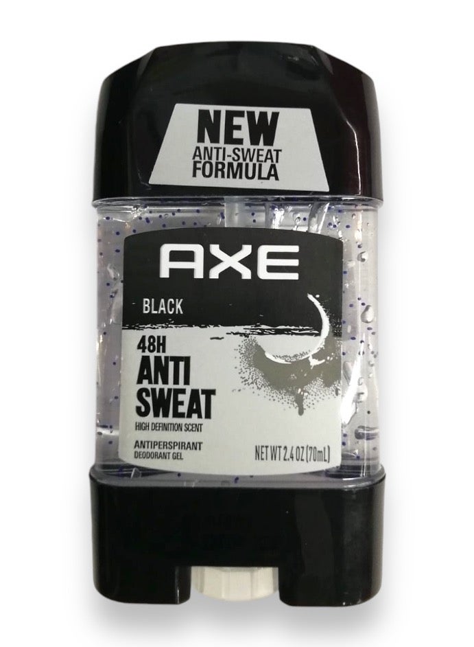 Axe BLACK 48H ANTI SWEAT HIGH DEFINITION SWEAT ANTIPERSPIRANT DEODORANT GEL 70mL