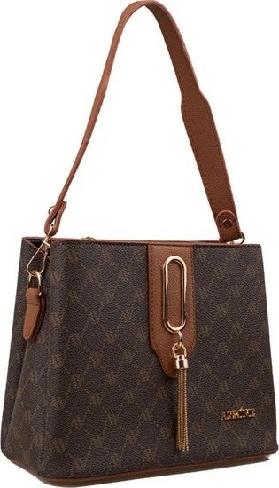 Armine Women's Brown Hand and Shoulder Bag New Season 361 - Image 2