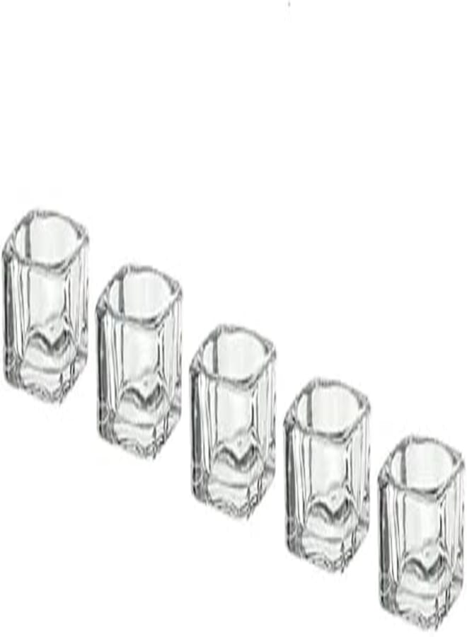 Ikea GLASIG Tealight Holder, Clear Glass, 5x5 cm (2x2)