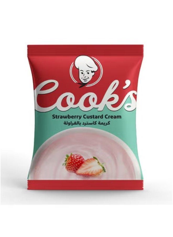 Cook's Strawberry Custard Cream- 50 grams -pack of 12  - Image 2