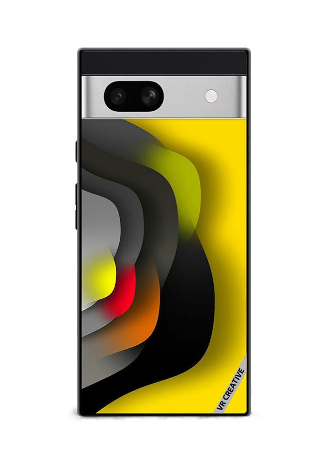 VR CREATIVE غطاء حماية لجهاز جوجل بيكسل 7a بتصميم متعدد الألوان - Image 1
