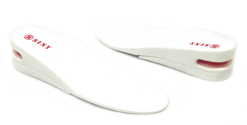 SINY® Full Length 2 inches 2-Layer Shoe Insoles for Men Height Increase Pad Air Cushion Lift Kit Foot Skin Care - Image 4