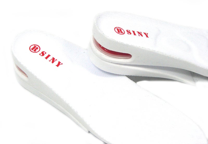 SINY® Full Length 2 inches 2-Layer Shoe Insoles for Men Height Increase Pad Air Cushion Lift Kit Foot Skin Care - Image 3