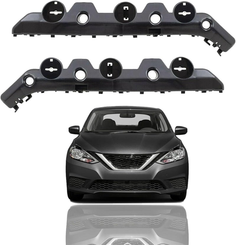 DEMULAX Car Front Bumper Brackets for Nissan Sentra - Image 1