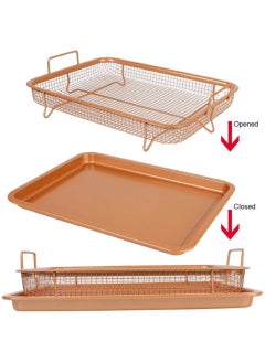 Generic Rectangular Roasting Tray With Filter 2*1  - Image 1