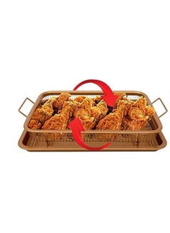 Generic Rectangular Roasting Tray With Filter 2*1  - Image 3