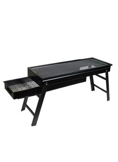 XIPH Portable Foldable Mini Barbecue Grill - Compact Stainless Steel BBQ Charcoal Grill for Outdoor Camping, Picnics, Backyard & Travel | Easy-to-Use Lightweight Folding BBQ Grill for Perfect Grilling  - Image 2