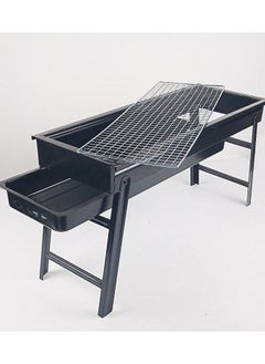 XIPH Portable Foldable Mini Barbecue Grill - Compact Stainless Steel BBQ Charcoal Grill for Outdoor Camping, Picnics, Backyard & Travel | Easy-to-Use Lightweight Folding BBQ Grill for Perfect Grilling  - Image 4
