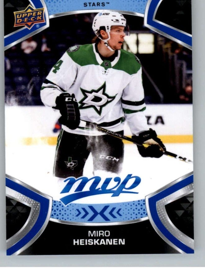 Upper Deck Miro Heiskanen 2021-22 Upper Deck MVP Blue #4 NM+-MT+ NHL Hockey Stars - Image 1