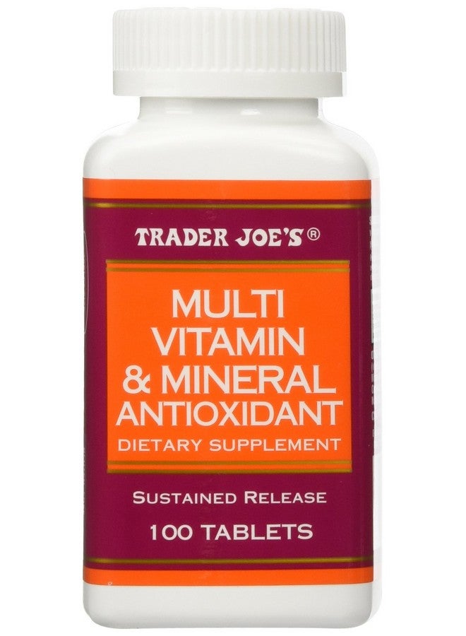 Trader Joe's Multi Vitamin & Mineral Antioxidant 100 Tablets