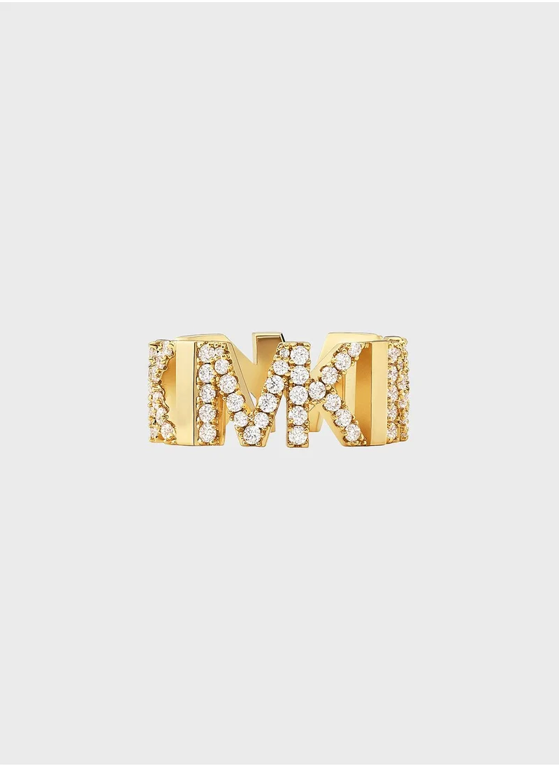Michael Kors Logo Detail Ring