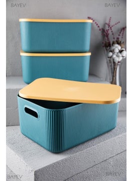 2 Pieces Storage 13 Lt Green, Multi-Purpose Cabinet Organizer Box with Lid, - pzsku/Z127BD7EAFED974796DDCZ/45/_/1729159738/4de1a58b-f549-41be-a3f2-d8ce9d241776